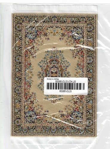 Woven Turkish rug in beige with other color details 11124e