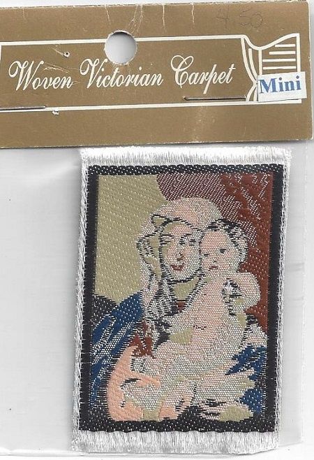 Woven Victorian Carpet wallhanging mini015
