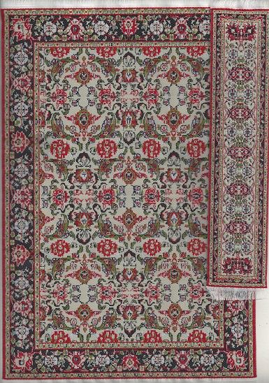 Woven Rectangular Carpet and Matching Runner- Large LRCTR002