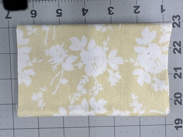 Yellow and White Cotton Fabric fabric50