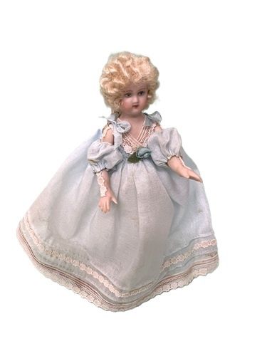 Young Lady in Blue Dress PS099