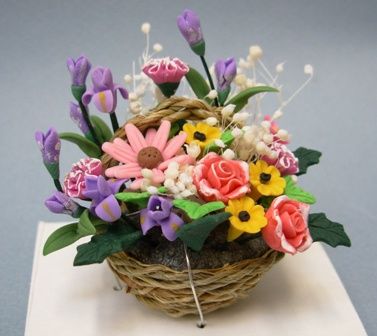 Floral Bouquet in Basket BDa1070