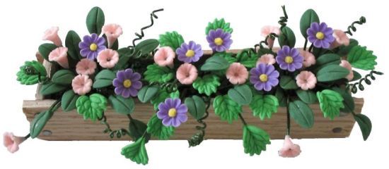 Pink/Purple Trumpet 3-1/2" Window Box BDa400