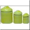 3 Pc Yellow Canister Set BDb325