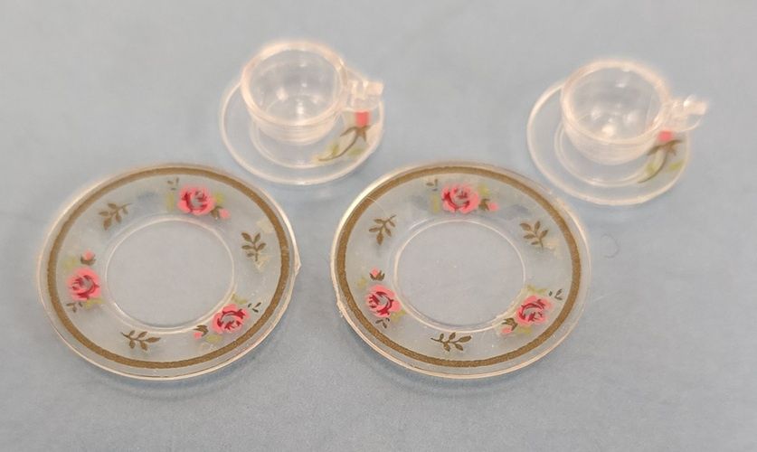 Decorated Dishes, Set/2, Clear CB099CL