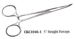 CK1046-1 5-Inch Straight Locking Forceps