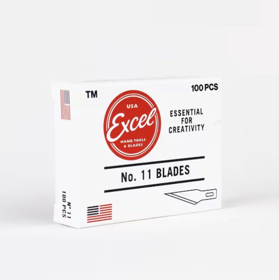 EXL22511 #11 Double Honed Blade, 100 Pieces Boxed Bulk
