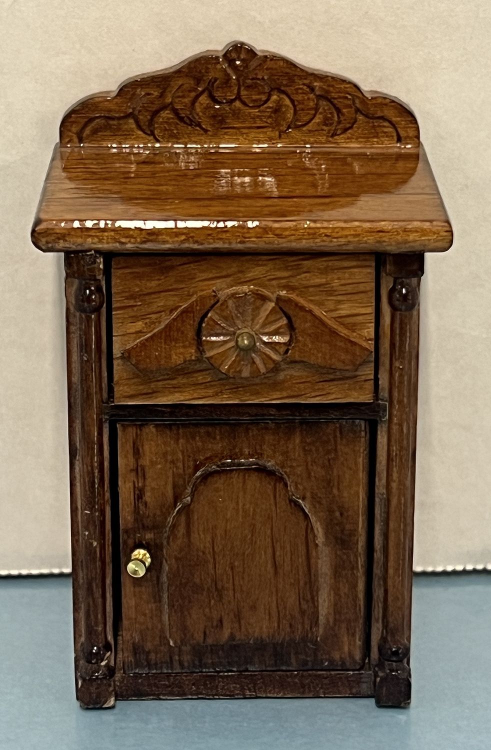Large Victorian Bedside Table