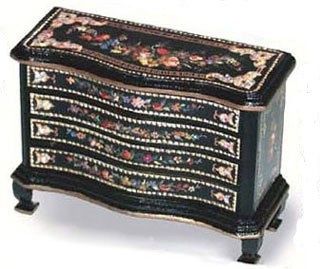 Mini Decoupage Victorian Chest