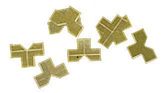 CATT24 Campaign Chest Sq.Fold Up Corner 8Pcs.