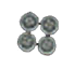 CAT21A Silver Coat Buttons 4Pcs.