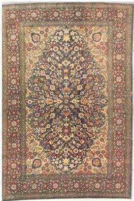 Rug with fringe