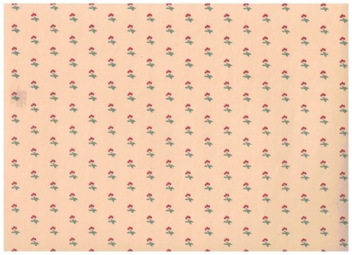 Vintage prepasted wallpaper