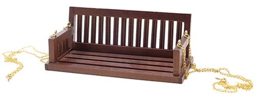 CLA74081 Porch Swing, Walnut