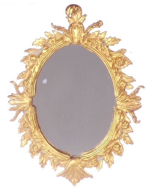 AZA3995AN OVAL Antique Mirror