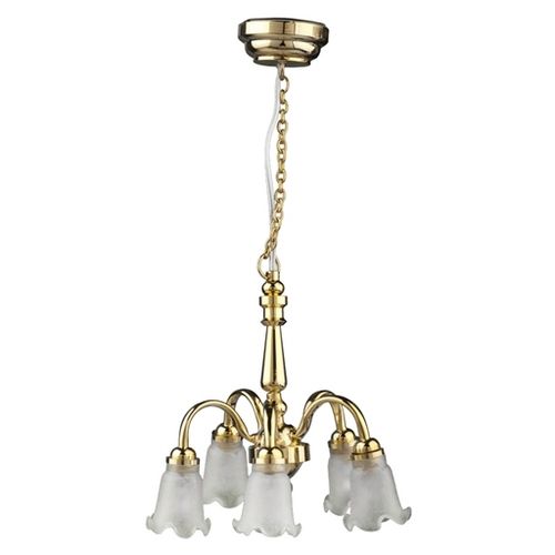 HW2323 LED 5-ARM FRST.DOWN CHAND
