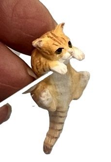 Orange Hanging Cat