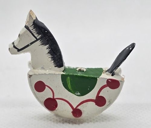 Vintage Wooden German Rocking Horse