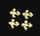 BLD130 Small Fleur De Lis 4Pcs