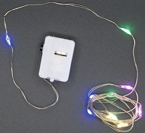 ART415 Waterproof Battery LED Mini Christmas/Fairy Lights, 4 Color, 3 Speed Modes, 78.74 Inch