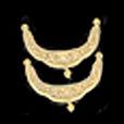 CAT9A Brass Engraved Purse Clasps 1 Set