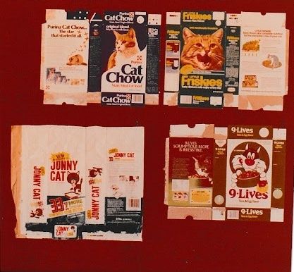 Cat Food Bag &amp; Boxes Mini Kit