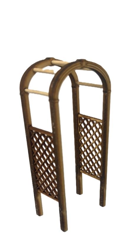 Wooden Garden Trellis with Lattice