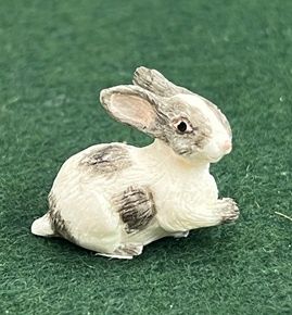 Grey &amp; White Bunny A