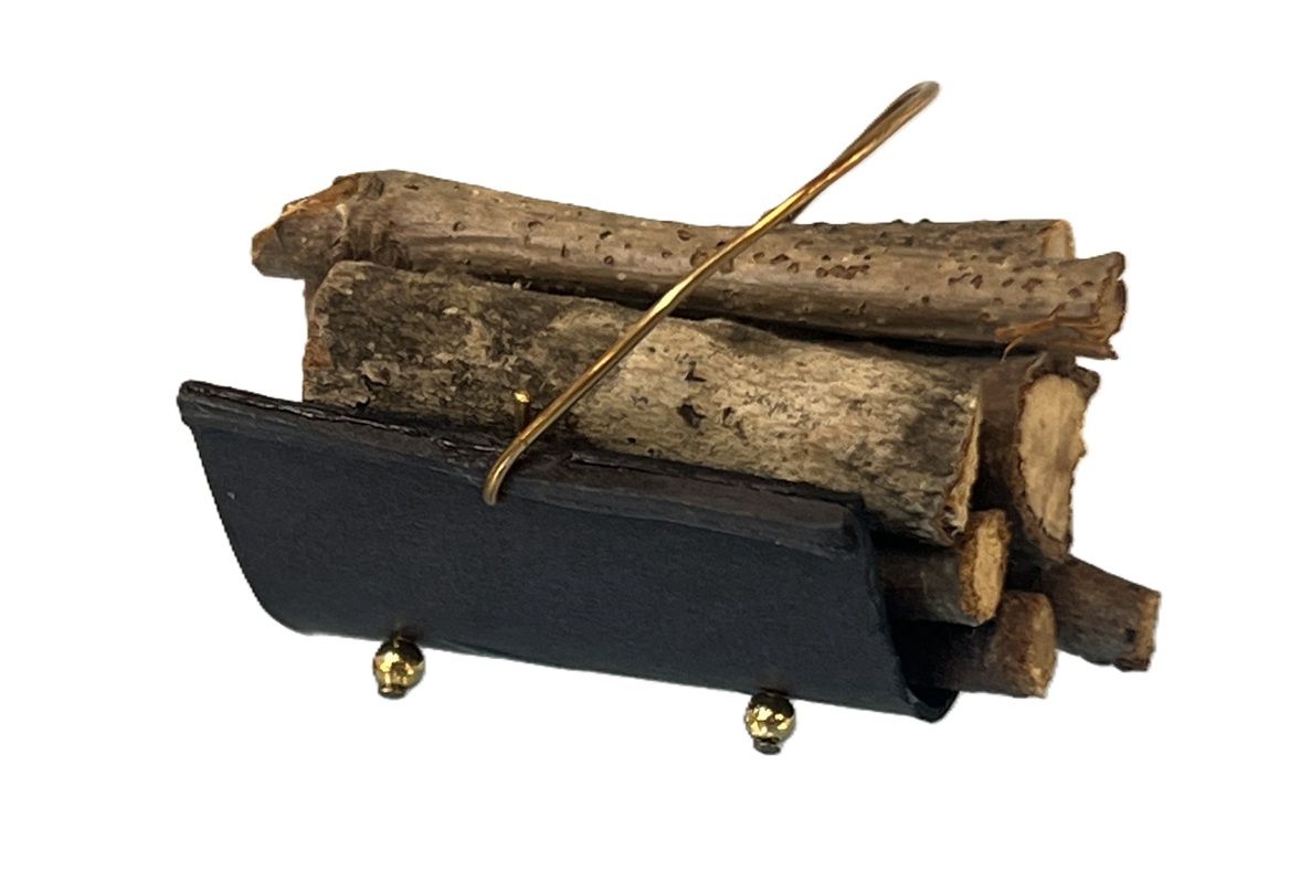 logs in a holder