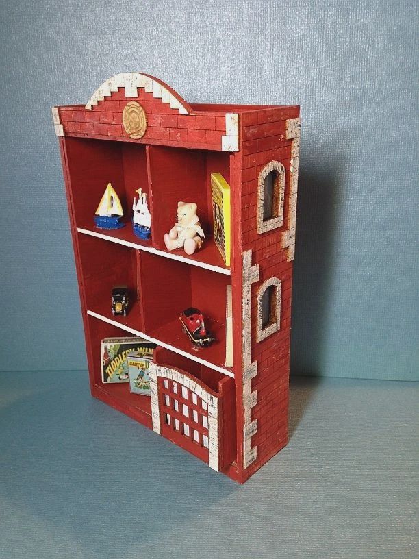Miniature Fire House Bookcase Kit