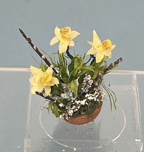 Bowl with Daffodils etc