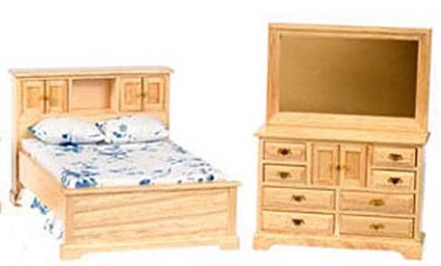 Oak Double Bed Set