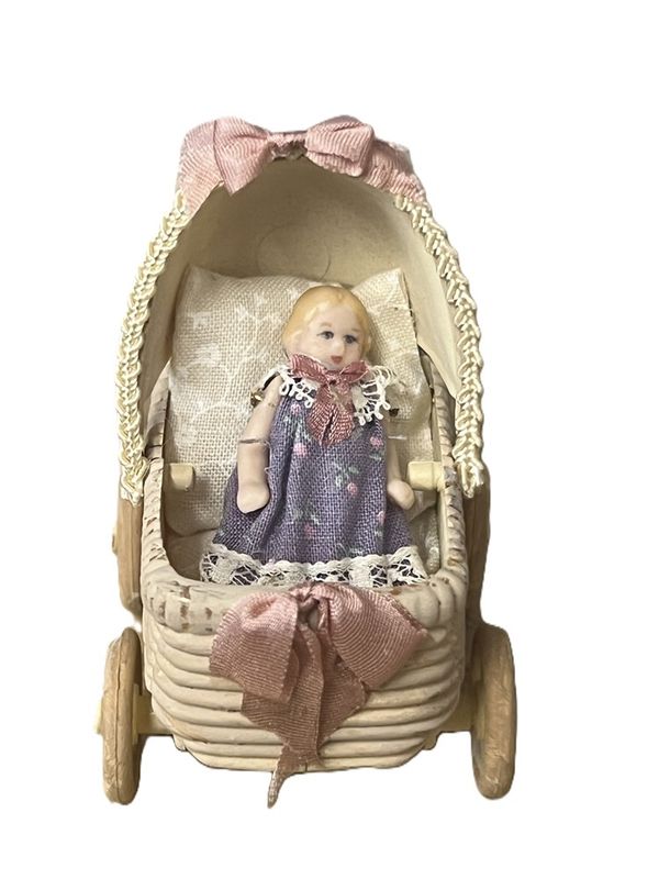 Lynn McIntyre Doll and buggy