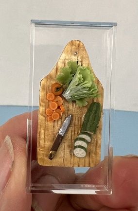 Cutting Board with Veggies