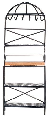 Metal Kitchen Rack, Black, Cb