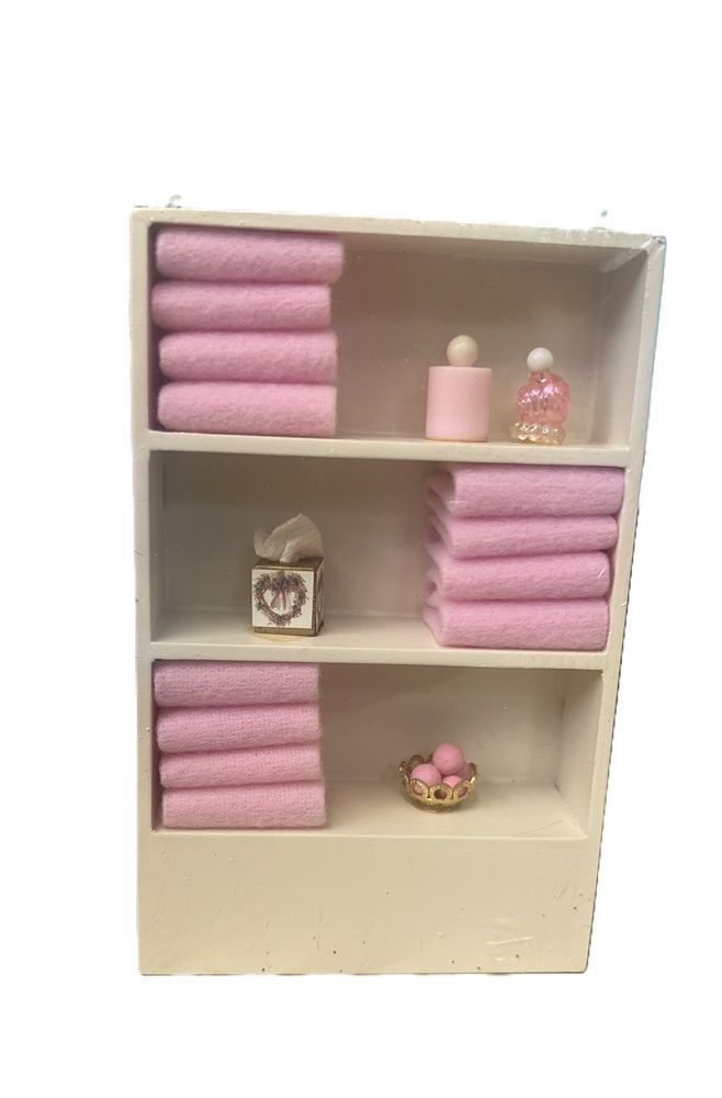 Bathroom Furniture Shelf Unit WhiteTowels &amp; Accessories