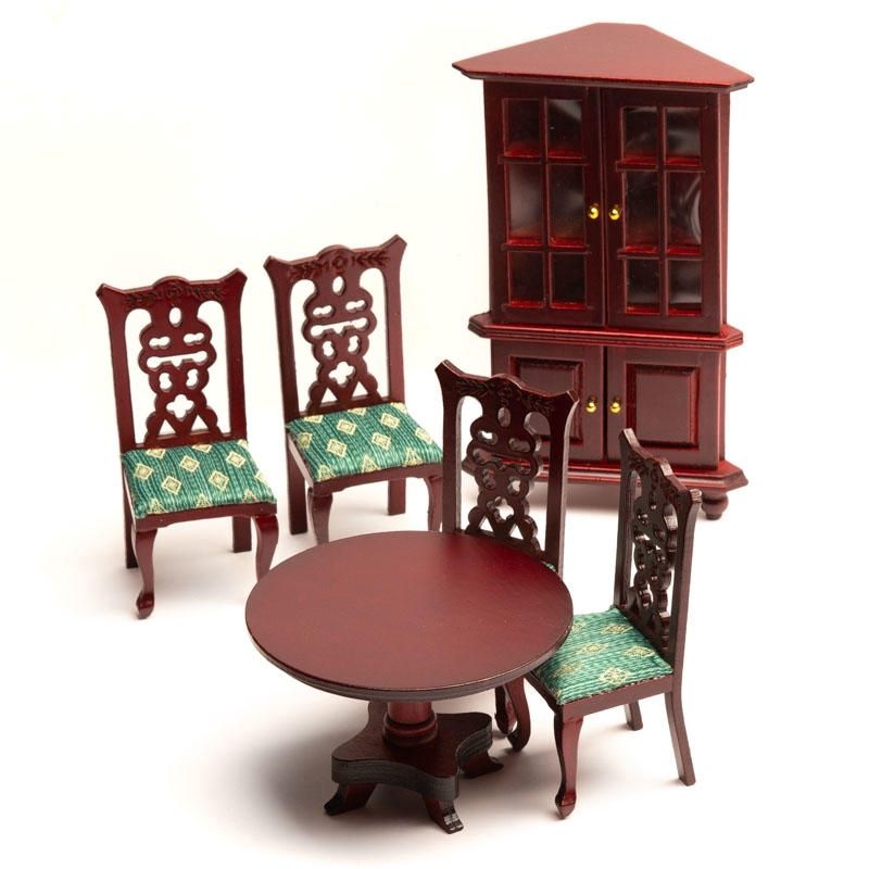 Mahogany Dining Room Set (Set of 6)