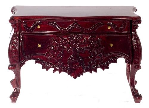Bombe Console Mahogany