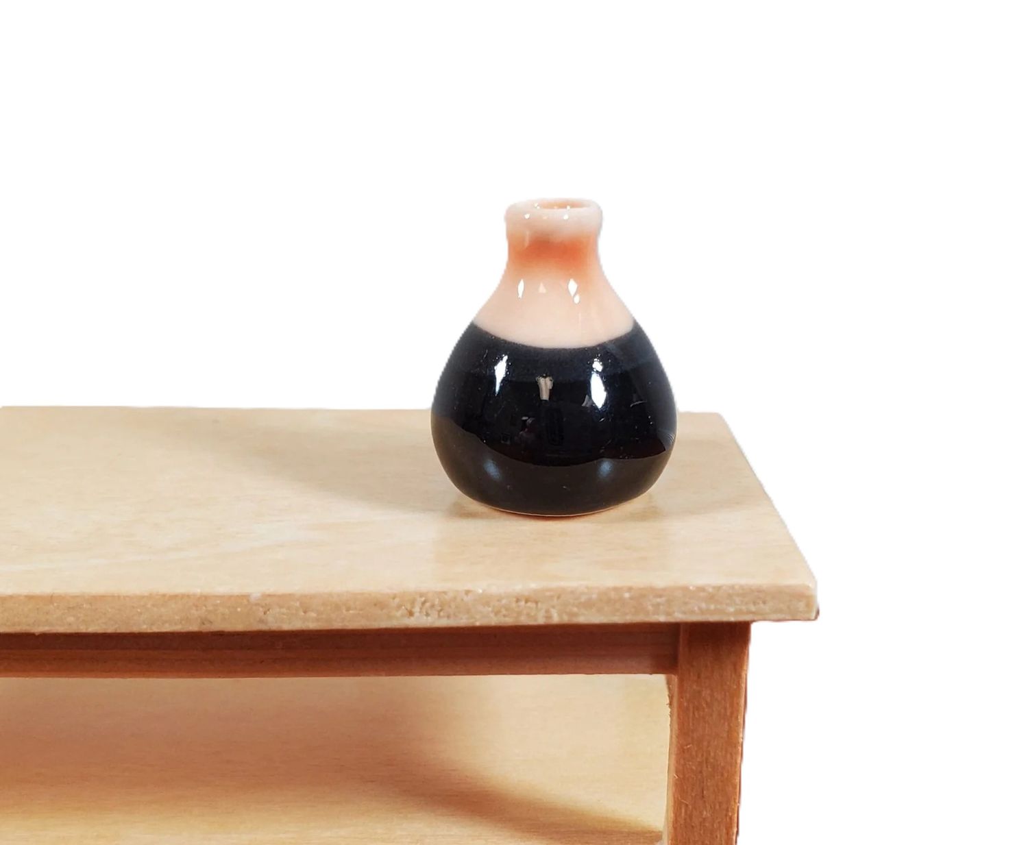 Orange and Black Onion Jar