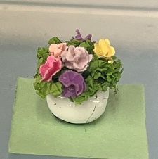 1/24th Flowers in White Bowl