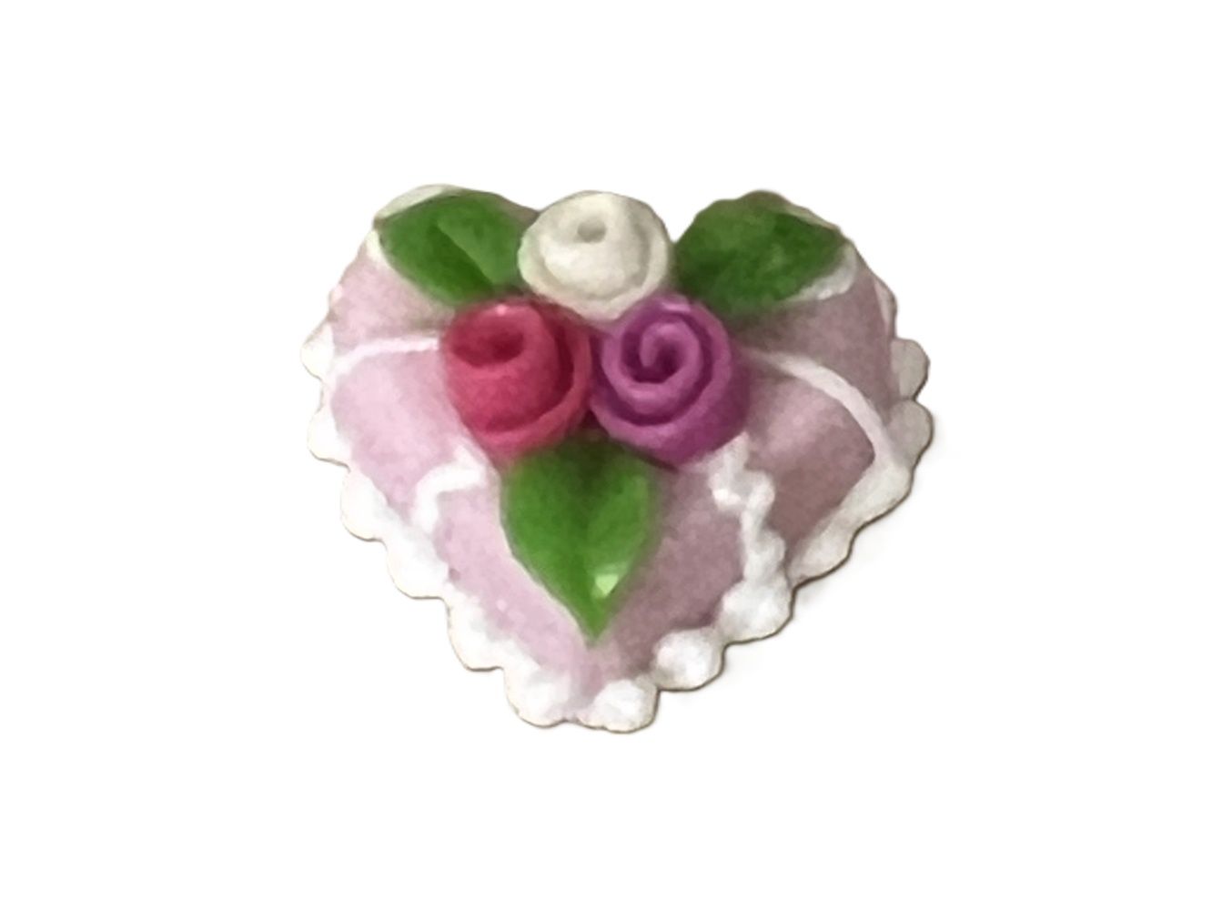 Heart shaped small cake