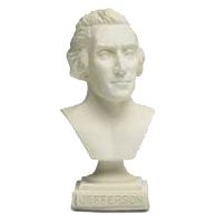 SAFjef Bust of  Pres Thomas Jefferson