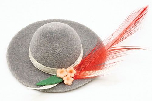 IM64000 Grey Hat with Feather