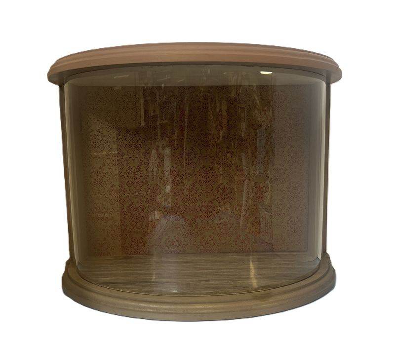 Circular Room Box with wood floor