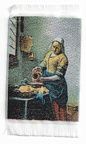 ORD1011 Girl with Pearl Earring-Inspired Rug 3" x 2"