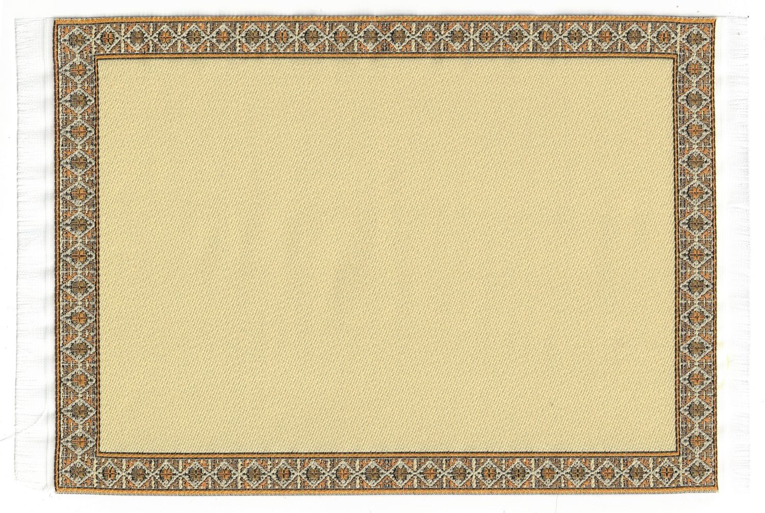 ORD1017 Classic Cream Border Rug 6" x 8"