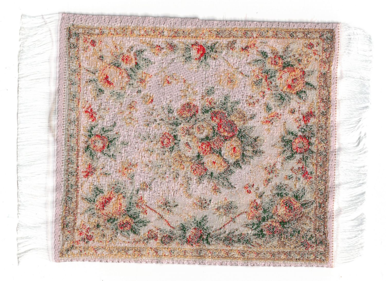 ORD1023 Romantic Rose Garden Rug 2.5" x 3.5"