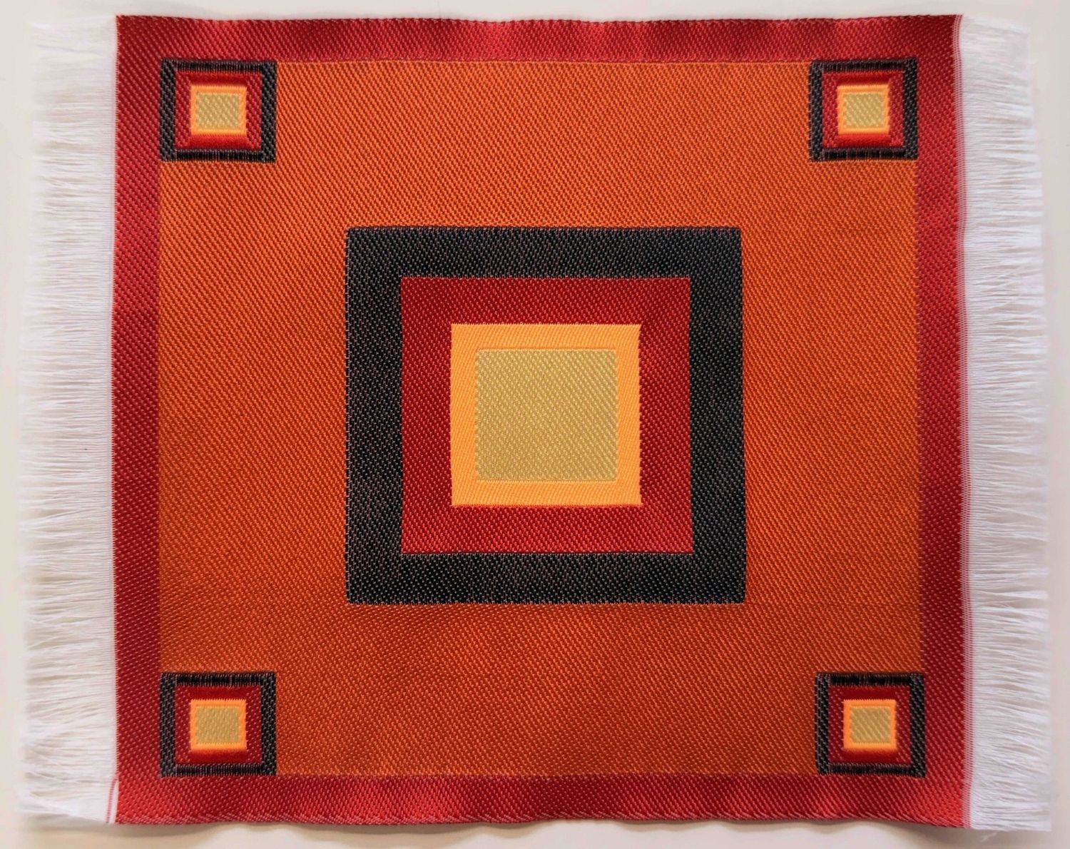 ORD1034 Modern Geometric Accent Rug 4.5" x 5"