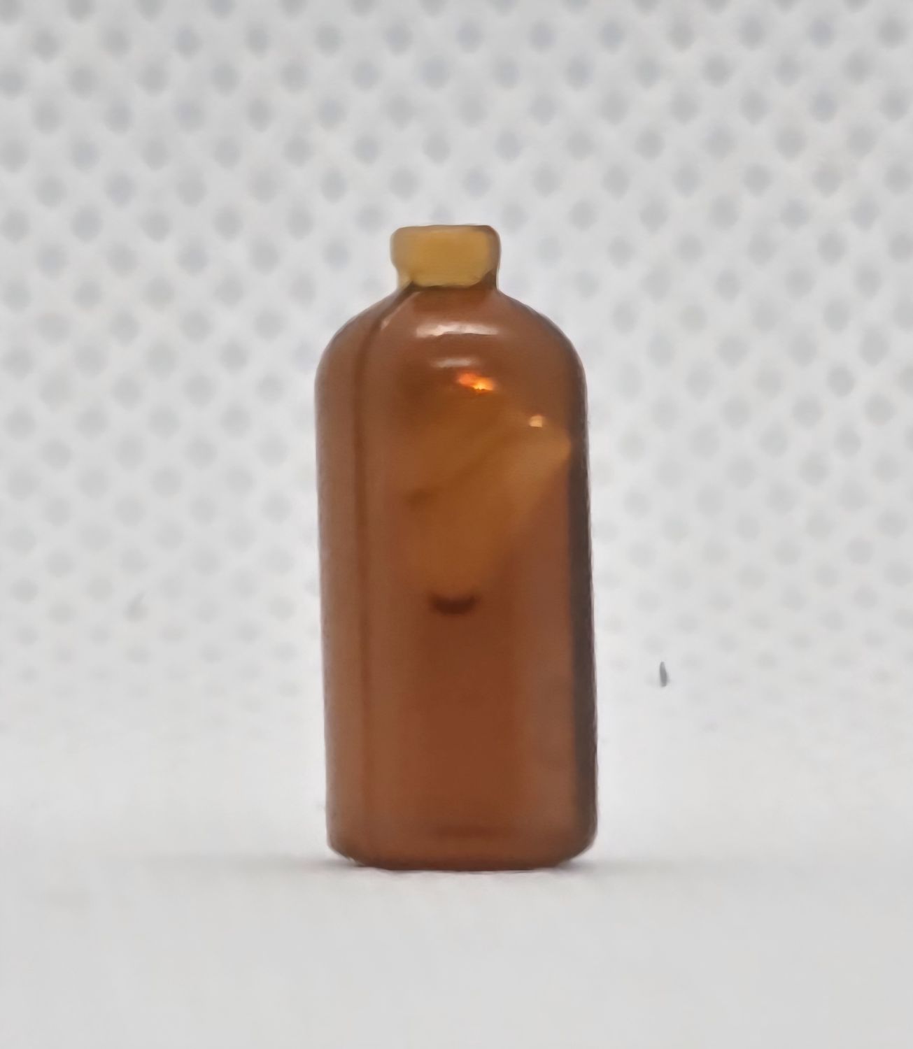 FA80348 Brown Faux Glass Bottle