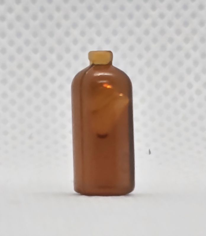 FA80348 Brown Faux Glass Bottle